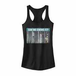 Licensed Character Juniors' Star Wars Luke & Leia Can We Swing It Tank Top Black -Licensed Character Shop unnamed file 34776