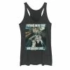 Licensed Character Juniors' Star Wars Millennium Falcon "Flying Into The Weekend Like" Tank Top Black Heather -Licensed Character Shop unnamed file 34798
