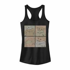 Licensed Character Juniors' Star Wars The Mandalorian The Child Box Up Tank Black -Licensed Character Shop unnamed file 34812