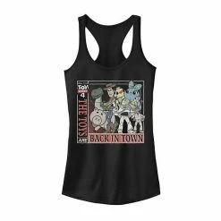Licensed Character Juniors' Disney/Pixar Toy Story 4 Toys Are Back In Town Tank Top Black -Licensed Character Shop unnamed file 34847