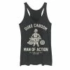 Licensed Character Juniors' Disney/Pixar Toy Story Duke Caboom Man Of Action Tank Top Black Heather -Licensed Character Shop unnamed file 34849