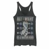 Licensed Character Juniors' Disney Frozen Olaf All I Want Is A Warm Hug Ugly Sweater Tank Indigo 1 Licensed Character Juniors' Disney Frozen Olaf All I Want Is A Warm Hug Ugly Sweater Tank Indigo -Licensed Character Shop unnamed file 34867