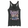 Licensed Character Juniors' Bratz Original Four Group Shot Logo Tank Top Pink Heather
