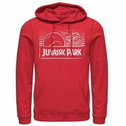 Licensed Character Men's Jurassic Park Spray Painted Stencil Logo Hoodie Royal -Licensed Character Shop unnamed file 34902