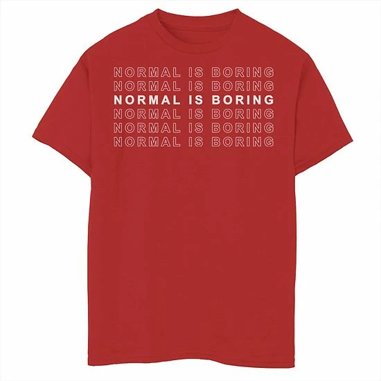 Licensed Character Boys 8-20 Fifth Sun Normal Is Boring Graphic Tee Kelly 3 Licensed Character Boys 8-20 Fifth Sun Normal Is Boring Graphic Tee Kelly