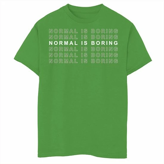 Licensed Character Boys 8-20 Fifth Sun Normal Is Boring Graphic Tee Kelly 4 Licensed Character Boys 8-20 Fifth Sun Normal Is Boring Graphic Tee Kelly - Image 2