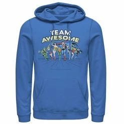 Licensed Character Men's Justice League Team Awesome Group Shot Hoodie Red -Licensed Character Shop unnamed file 34914