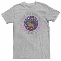 Licensed Character Big & Tall Disney Encanto The Magic Of Family Mirabel Circle Portrait Tee Athletic Heather -Licensed Character Shop unnamed file 34955