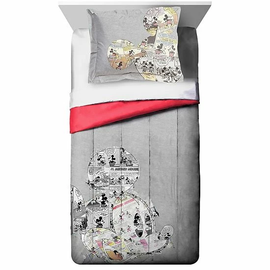Licensed Character Disney's Mickey Mouse Oh Gosh Comforter Set With Shams 3 Licensed Character Disney's Mickey Mouse Oh Gosh Comforter Set With Shams