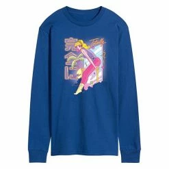 Licensed Character Men's Anime Totally Anime Long Sleeve Tee Navy -Licensed Character Shop unnamed file 34999