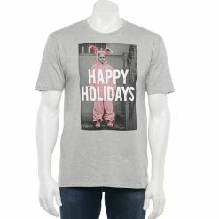 Licensed Character Men's Holiday Character Tees Medium Red -Licensed Character Shop unnamed file 35