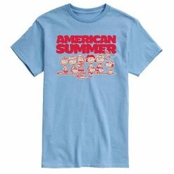 Licensed Character Men's Peanuts Summer Baseball Tee White -Licensed Character Shop unnamed file 35003