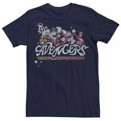 Licensed Character Men's Marvel's Avengers Vintage Group Shot Logo Tee Charcoal -Licensed Character Shop unnamed file 35051
