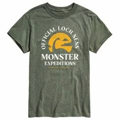 Licensed Character Men's Loch Ness Monster Expeditions Tee Green -Licensed Character Shop unnamed file 35069