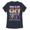 Licensed Character Juniors' Power Rangers Group Shot Made In The 90's Tee Black -Licensed Character Shop unnamed file 35073
