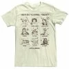 Licensed Character Men's Star Wars Feelings Group Poster Tee White