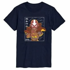 Licensed Character Men's Avatar State Aang Tee Charcoal -Licensed Character Shop unnamed file 35111