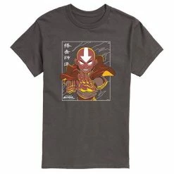 Licensed Character Men's Avatar State Aang Tee Charcoal -Licensed Character Shop unnamed file 35113