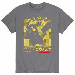 Licensed Character Men's Pokemon Pika Speed Tee Black -Licensed Character Shop unnamed file 35133