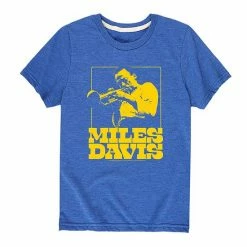 Licensed Character Boys 8-20 Miles Davis Gold Tee Navy