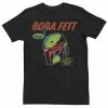 Licensed Character Men's Star Wars Boba Fett Rainboba Head Shot Tee Royal -Licensed Character Shop unnamed file 35165