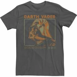 Licensed Character Men's Star Wars Vader Box Text Tee Black -Licensed Character Shop unnamed file 35180