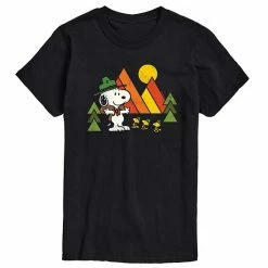 Licensed Character Men's Peanuts Retro Trailblazers Tee Blue -Licensed Character Shop unnamed file 35194