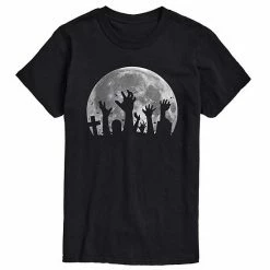 Alternative view of Licensed Character Men's Zombie Hands Graveyard Tee Black