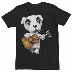 Licensed Character Men's Nintendo Animal Crossing K.K. Slider Tee Black -Licensed Character Shop unnamed file 35231