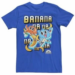 Licensed Character Men's Cartoon Network Gumball Darwin Banana Joe Tee Royal -Licensed Character Shop unnamed file 35249