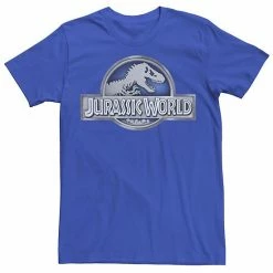 Licensed Character Men's Jurassic World Classic Metal Coin Logo Tee Royal -Licensed Character Shop unnamed file 35252
