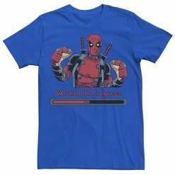 Licensed Character Men's DeadPool Progress Tee Royal -Licensed Character Shop unnamed file 35268