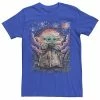 Licensed Character Mens Star Wars The Child Starry Night Tee Royal