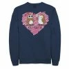 Licensed Character Men's Star Wars Valentines Don't Porget Sketch Heart Sweatshirt Navy -Licensed Character Shop unnamed file 35284