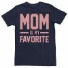 Licensed Character Men's Fifth Sun "Mom Is My Favorite" Tee Silver -Licensed Character Shop unnamed file 35296