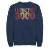 Licensed Character Men's Marvel Avengers Endgame Iron Man I Love You 3000 Sweatshirt Navy -Licensed Character Shop unnamed file 35302