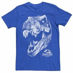 Licensed Character Men's Jurassic Park T-Rex Head Roaring Tee Navy -Licensed Character Shop unnamed file 35313