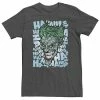 Licensed Character Big & Tall DC Comics Batman Joker Text Fill Tee Charcoal Heather -Licensed Character Shop unnamed file 35320