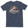 Licensed Character Big & Tall Jurassic Park Chrome Logo Tee Athletic Heather -Licensed Character Shop unnamed file 35338