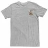 Licensed Character Big & Tall Jurassic Park Velociraptor Clutching Logo Tee Athletic Heather -Licensed Character Shop unnamed file 35347