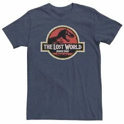 Licensed Character Big & Tall Jurassic Park The Lost World Movie Graphic Tee Athletic Heather