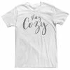 Licensed Character Big & Tall Trendy Stay Cozy Script Tee Athletic Heather -Licensed Character Shop unnamed file 35374