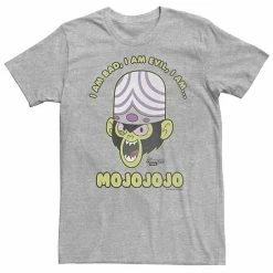 Licensed Character Big & Tall Cartoon Network Mojo Intro I Am Bad, I Am Evil, I Am... MOJOJOJO Tee Navy Heather -Licensed Character Shop unnamed file 35382