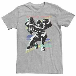 Licensed Character Big & Tall Nintendo Metroid Samus Aran Retro Neon Poster Tee White -Licensed Character Shop unnamed file 35396