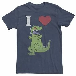 Licensed Character Big & Tall Nickelodeon RugRats I Love Reptar Tee Athletic Heather
