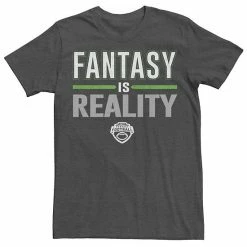 Licensed Character Big & Tall ESPN Fantasy Football Fantasy Is Reality Green Logo Tee Navy -Licensed Character Shop unnamed file 35414