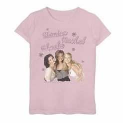Licensed Character Girls 7-16 Friends The Girls Bold Text Graphic Tee Tahi Blue -Licensed Character Shop unnamed file 35429