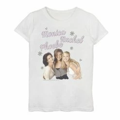 Licensed Character Girls 7-16 Friends The Girls Bold Text Graphic Tee Tahi Blue -Licensed Character Shop unnamed file 35430