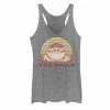 Licensed Character Juniors' Star Wars The Mandalorian The Child Retro Line Portrait Tank Top Gray Heather -Licensed Character Shop unnamed file 35431