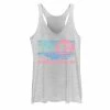 Licensed Character Juniors' MTV Pastel Colors Beach Spring Break Logo Tank Top White Heather -Licensed Character Shop unnamed file 35440